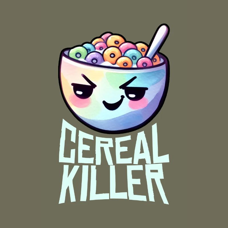 Cereal Killer Breakfast Pun