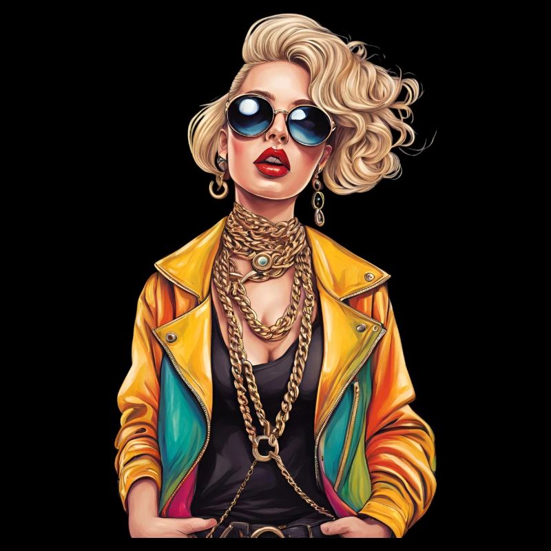 Coole Frau