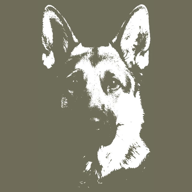 German Shepherd T-shirt – loyal dog protector