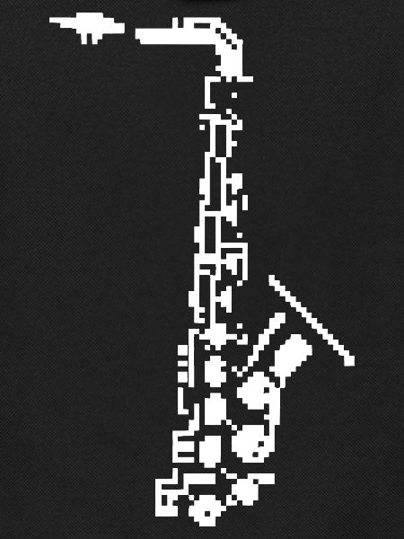 Saxophone Pixel Art