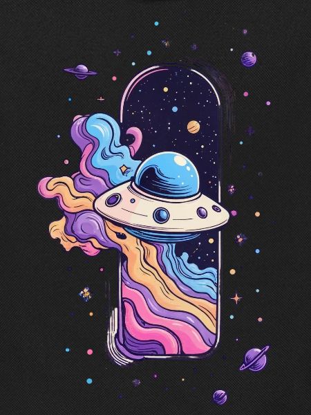 UFO in window