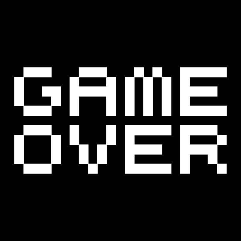 Game over pixels