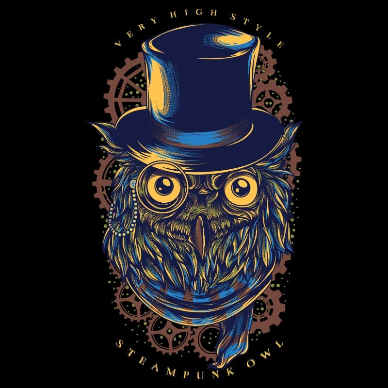 Hibou - Chouette Steampunk