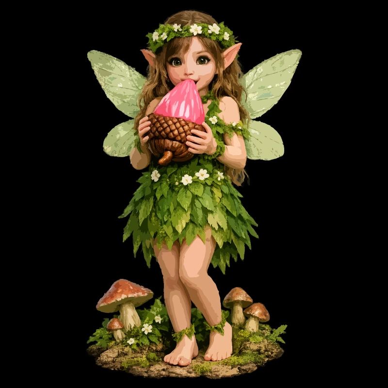 Fairy with pink glans