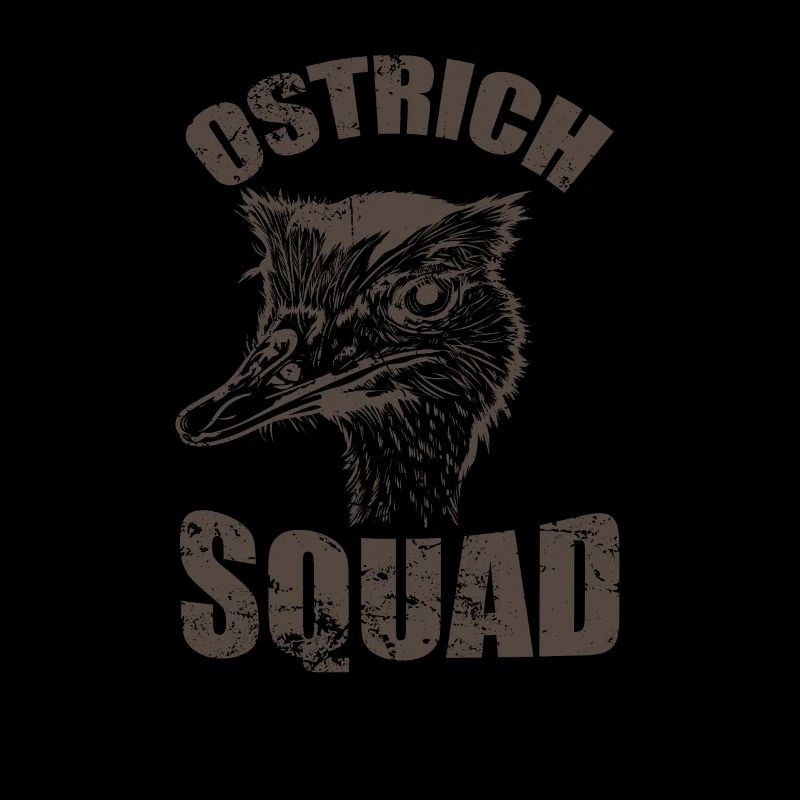 Ostrich Squad Vogel Strauß