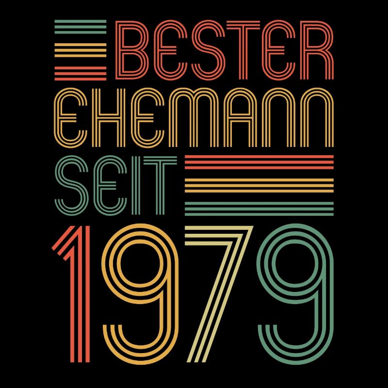 Bester Ehemann seit 1979 45.Hochzeitstag