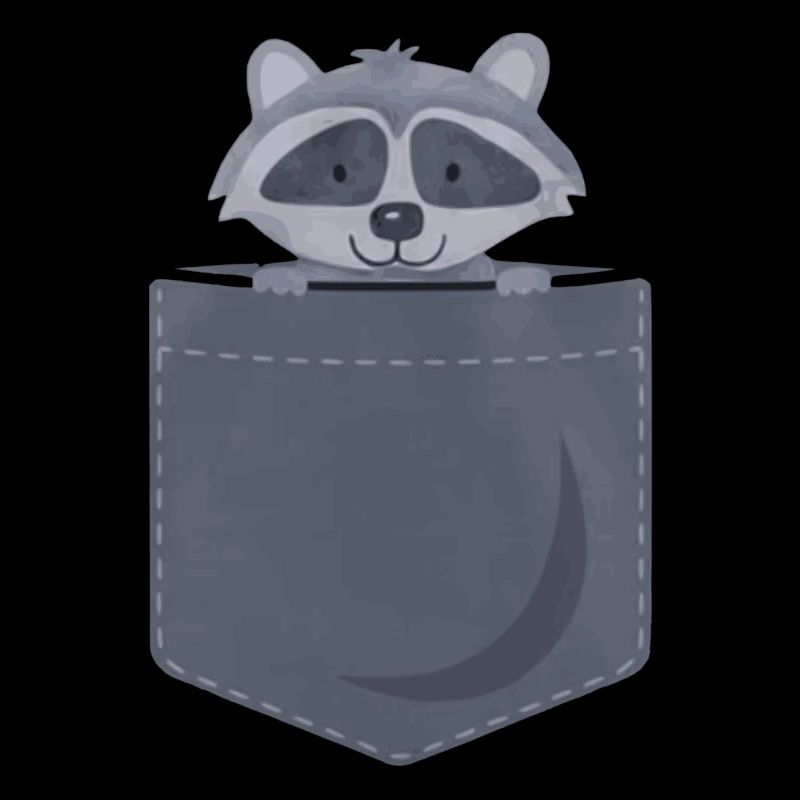 Raccoon - cute - bag