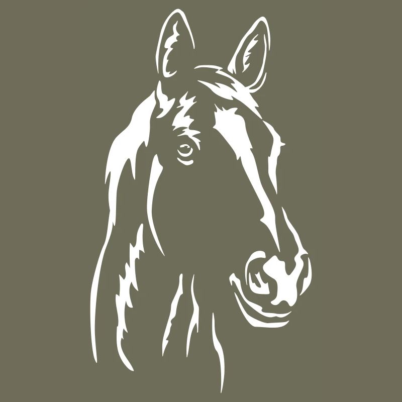 Pferd Kopf "Black Edition"