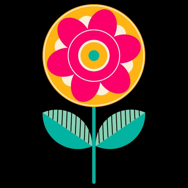 Süße bunte Blume