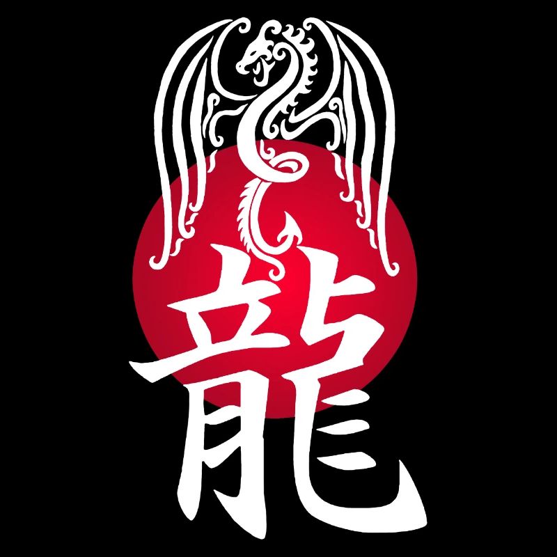 Weißer Drache aus Japan