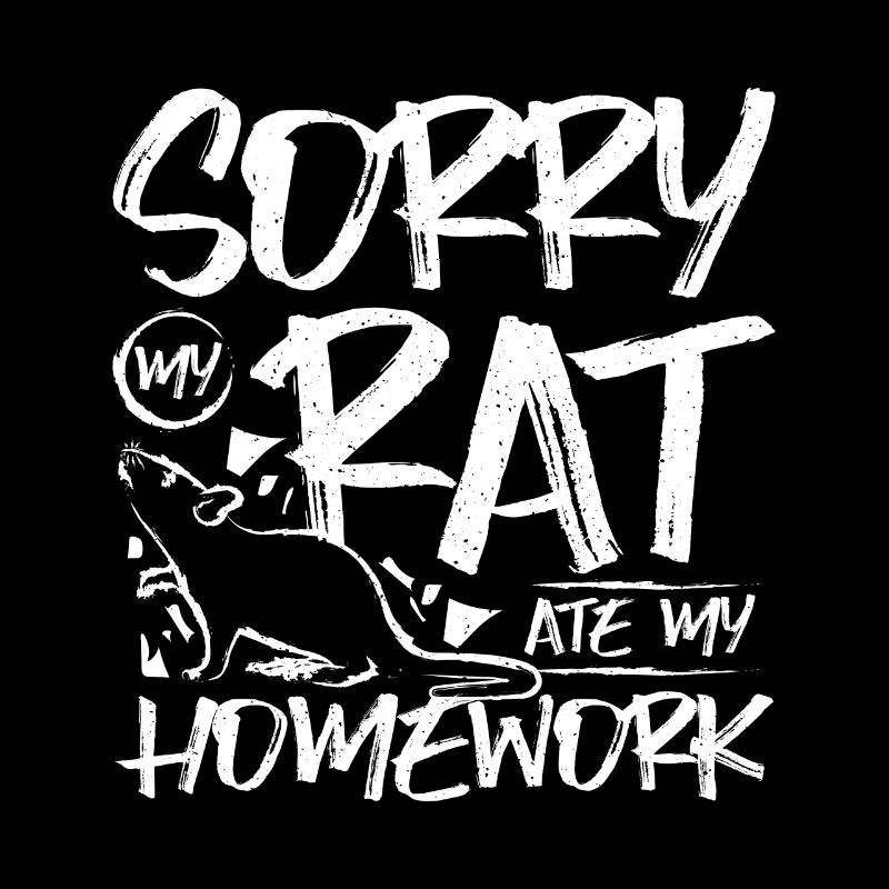 Désolé, mon rat de compagnie a mangé mes devoirs