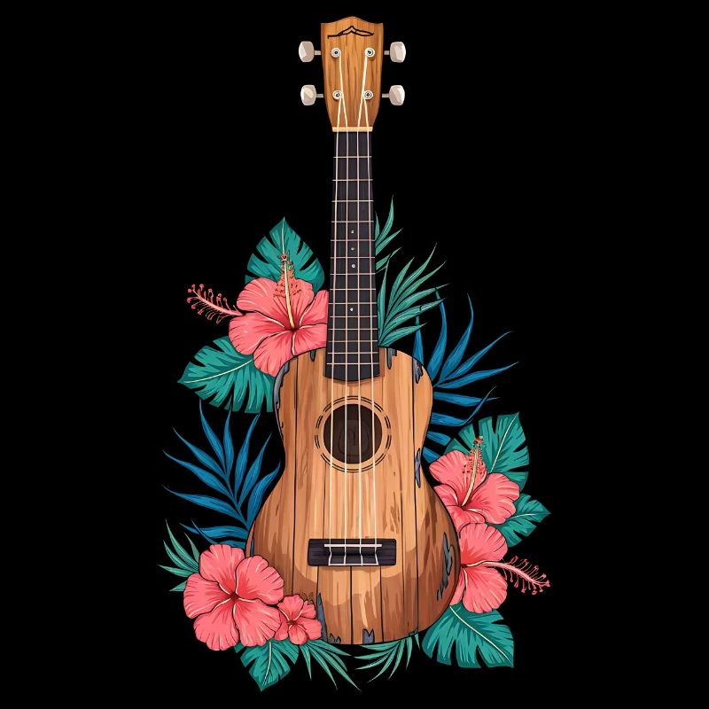 Cartoon Ukulele