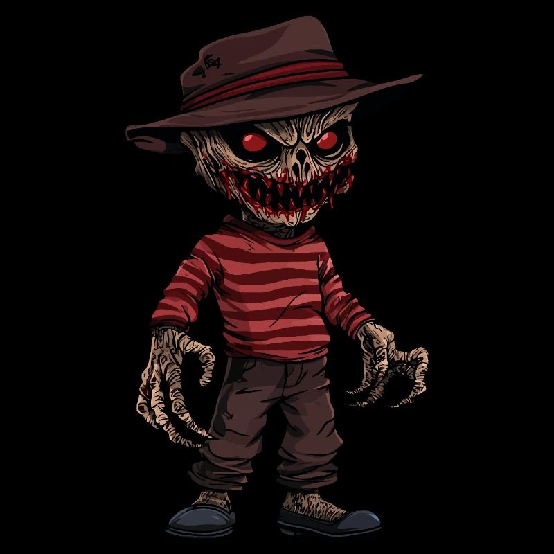 Gruselig Freddy Halloween Süßes oder Saures