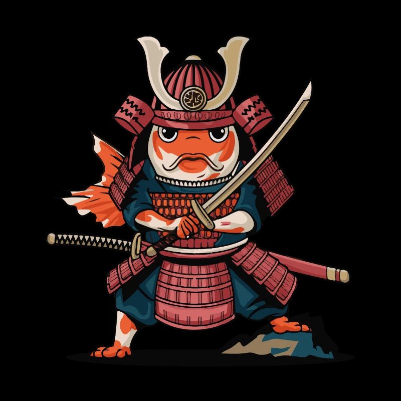 Samurai Koi Karpfen Japan Anime Geschenke