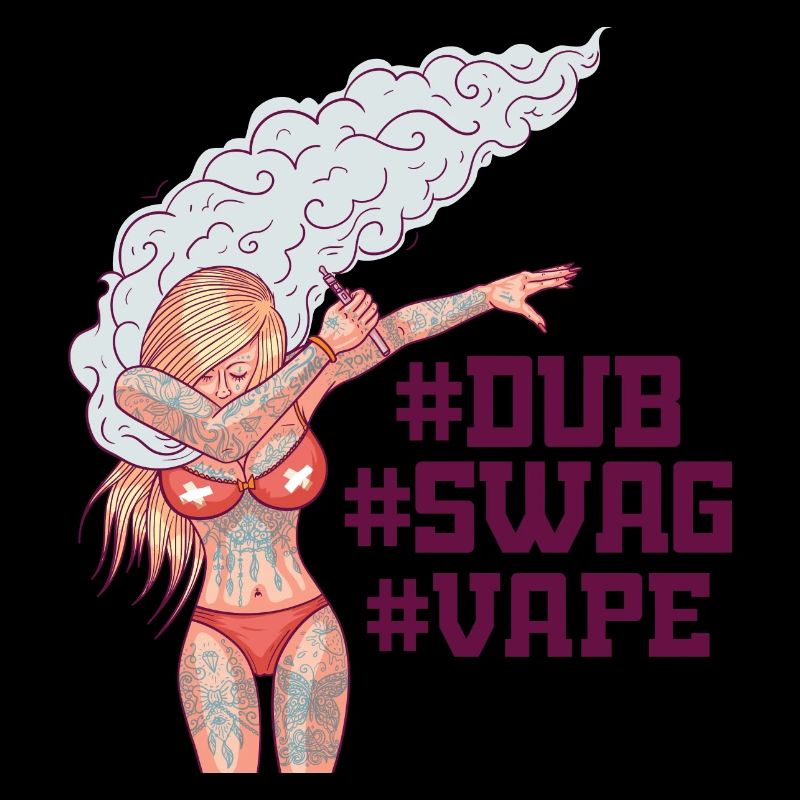 Vape - Mädchen macht den DUBmove