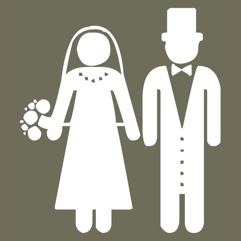 A wedding couple