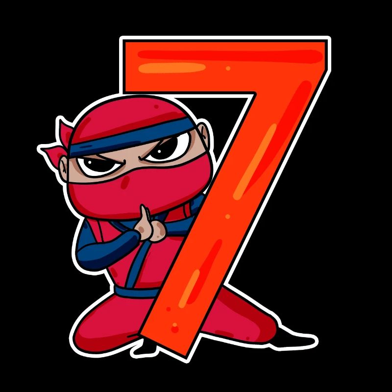 Fils Ninja de 7 ans