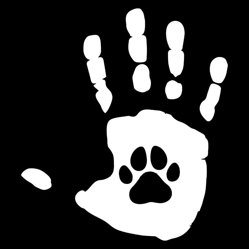 Fourrure Main Abstrait Motif Animal