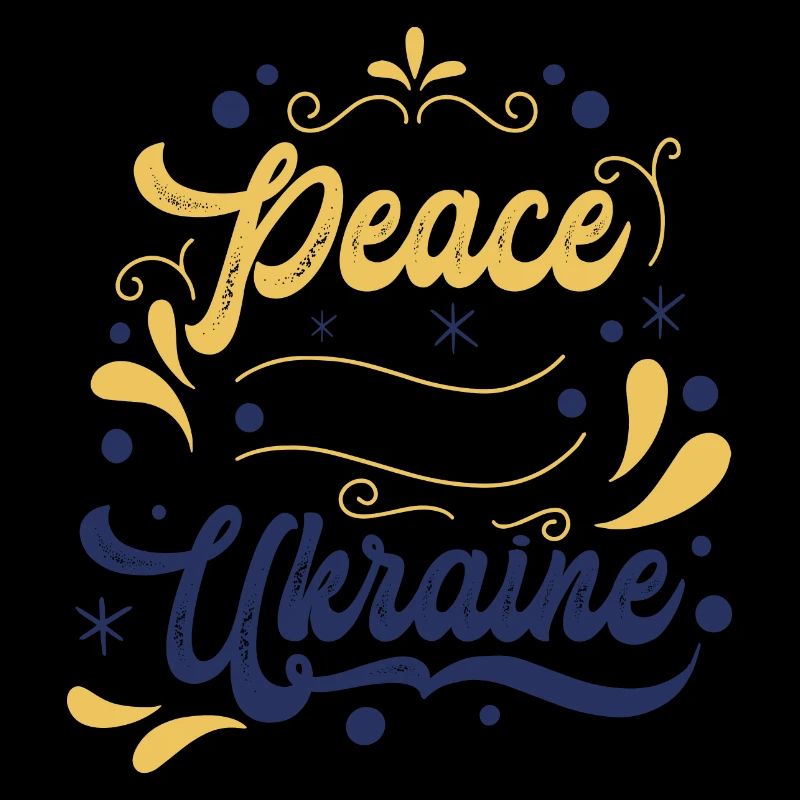 Message de paix Ukraine Illustration