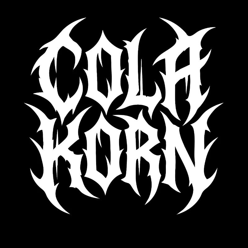 Cola Korn Black Metal – Extremes Logo Motiv