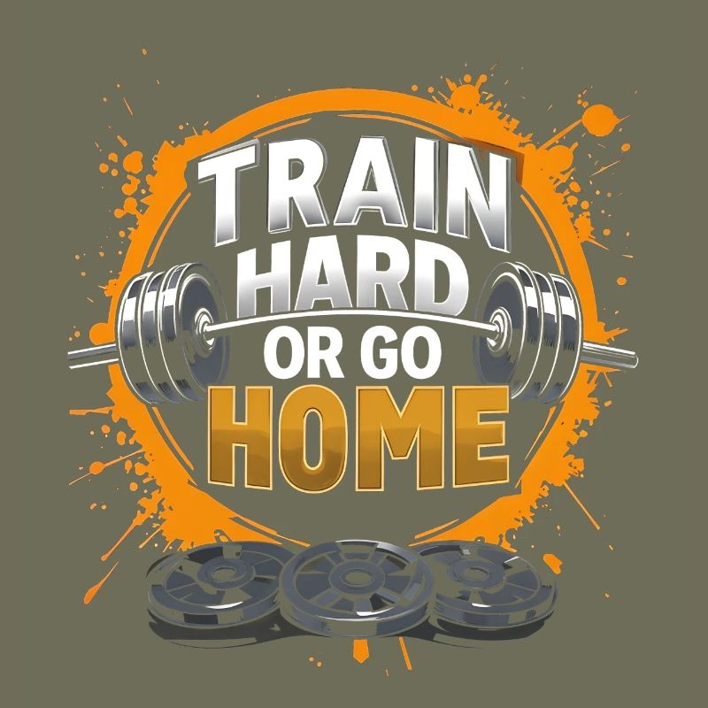 Trainieren Sie hart oder gehen Sie nach Hause, Fitnessstudio