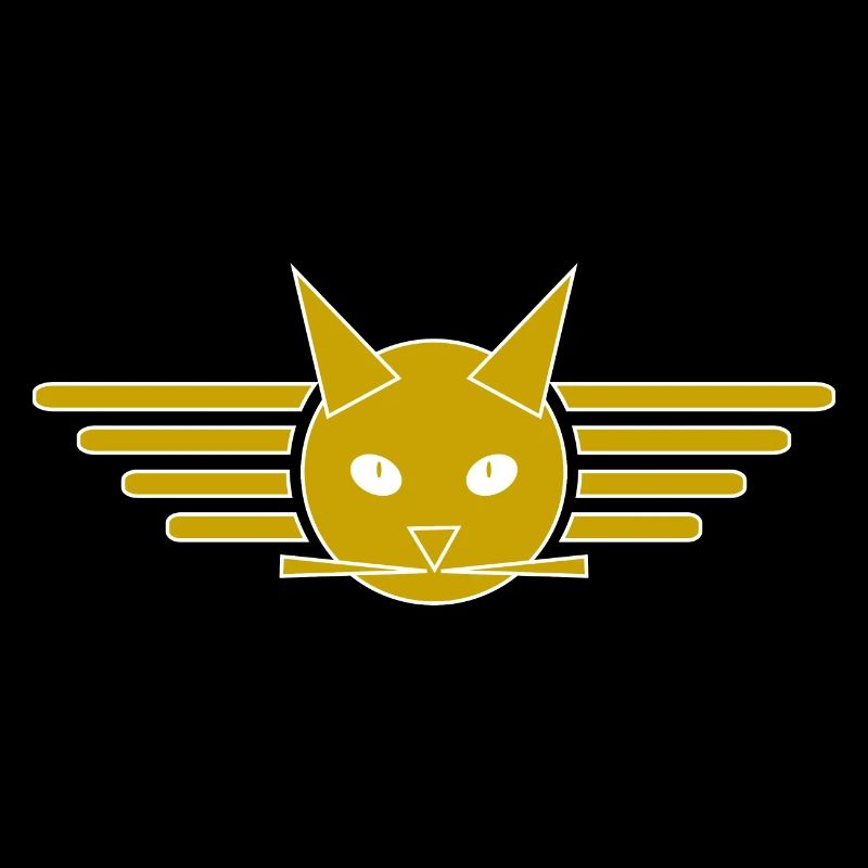 Conception créative de t-shirt Ailes de chat
