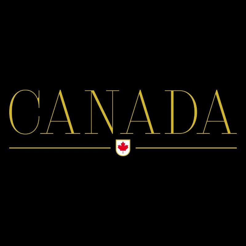 J’aime le Canada, T-shirt design de style élégance