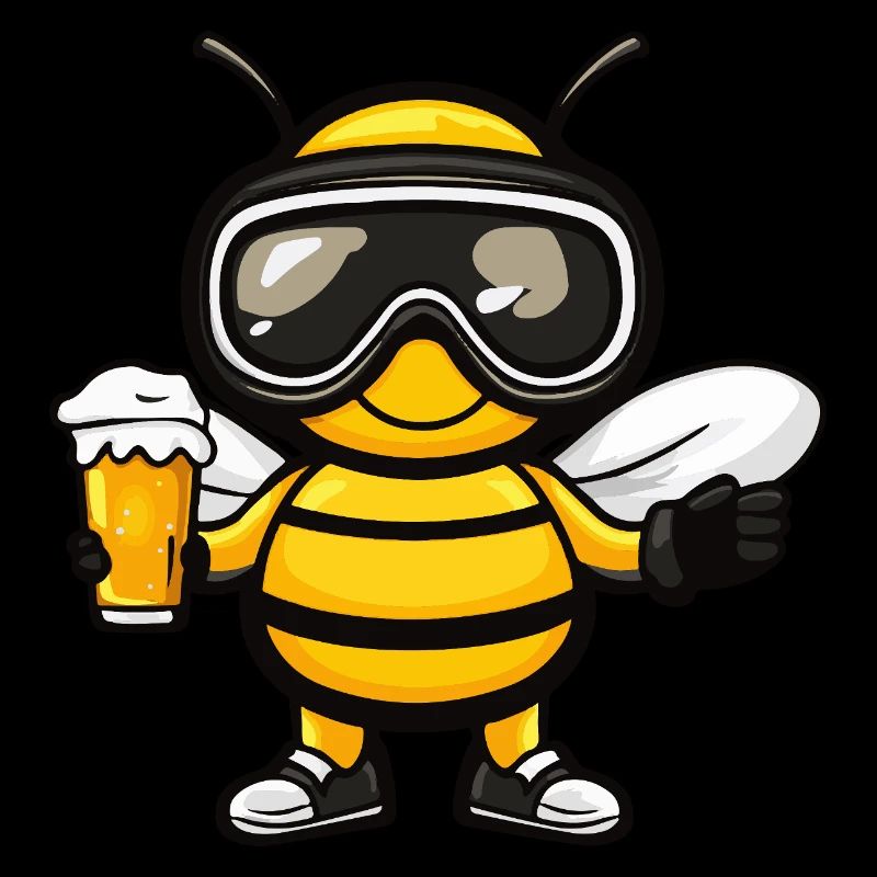 Bee Après Ski Beer Comic