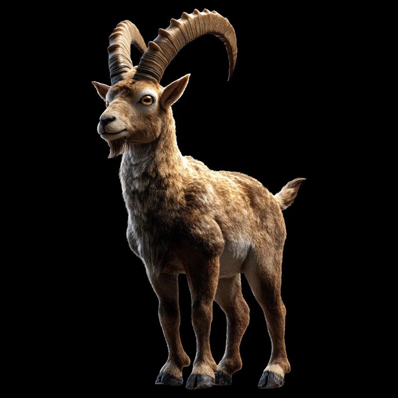 Steinbock Ziege Alpensteinbock Capricorn Ziegen