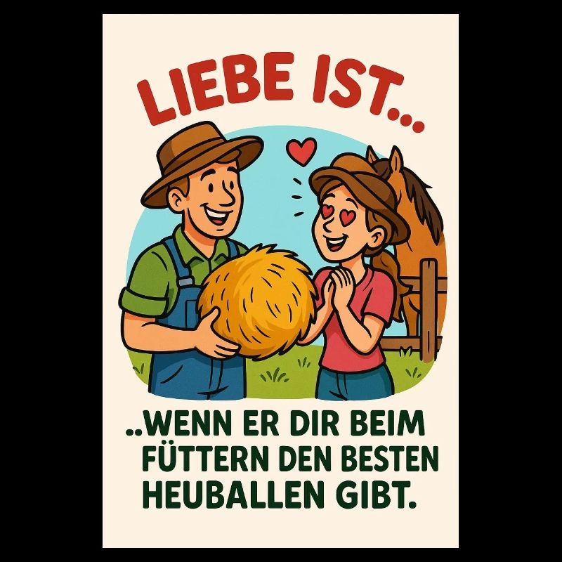 Liebe ist bester Heuballen