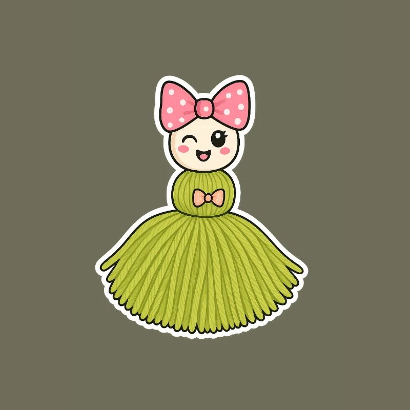 Poupée pompon Stella