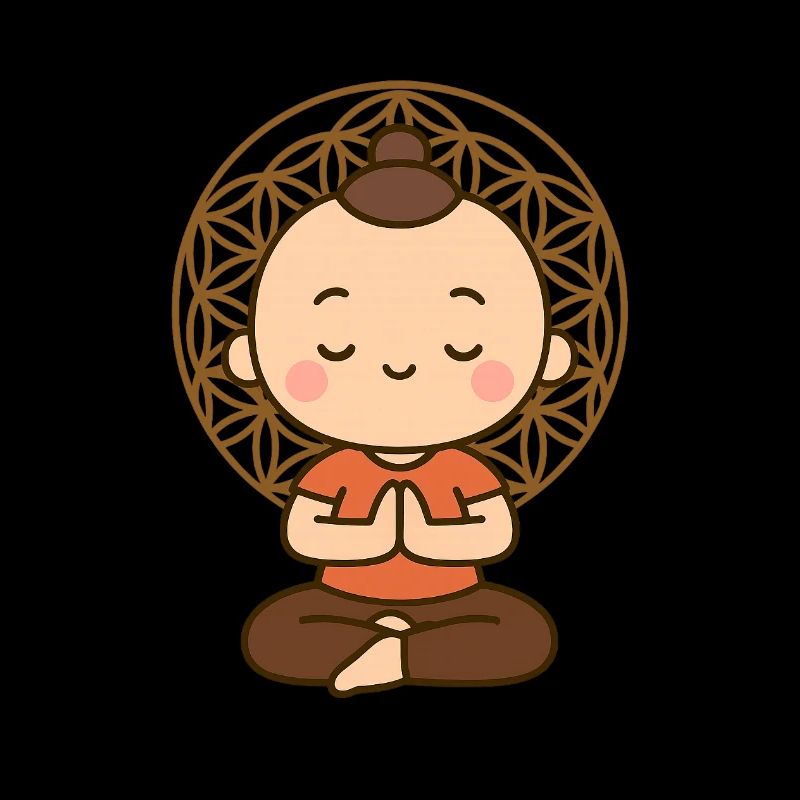 Meditation vor Lebensblume 