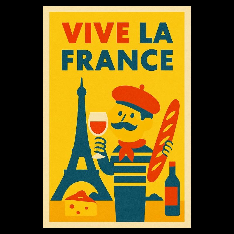 Vive La France Illustration