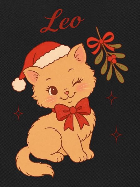 Weihnachtskätzchen Leo