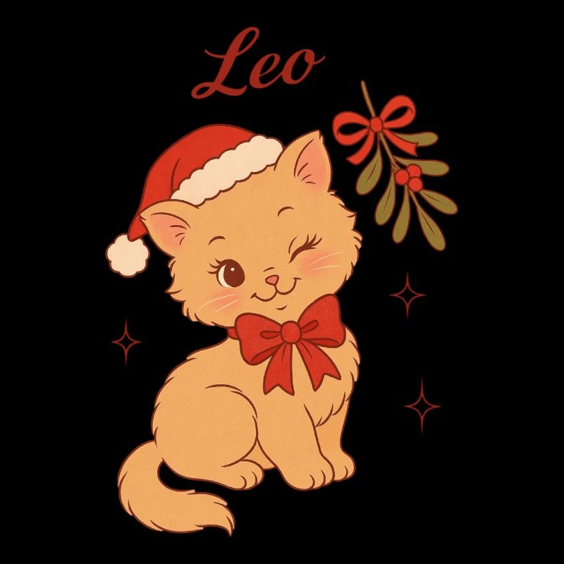 Christmas Kitten Leo