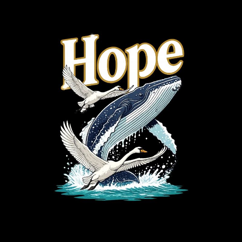 Hope whales and swan