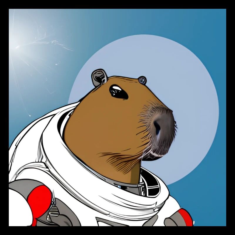 Capy astronaut