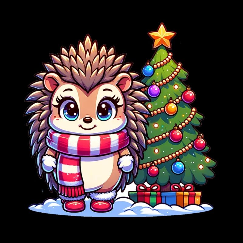 Hedgehog Christmas