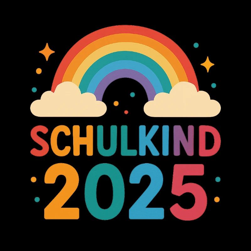 Rainbow Schulkind 2025 Motiv