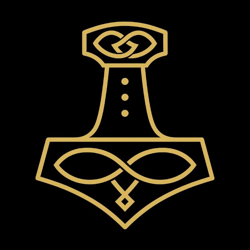 Marteau de Thor Mjölnir – Noble symbole nordique