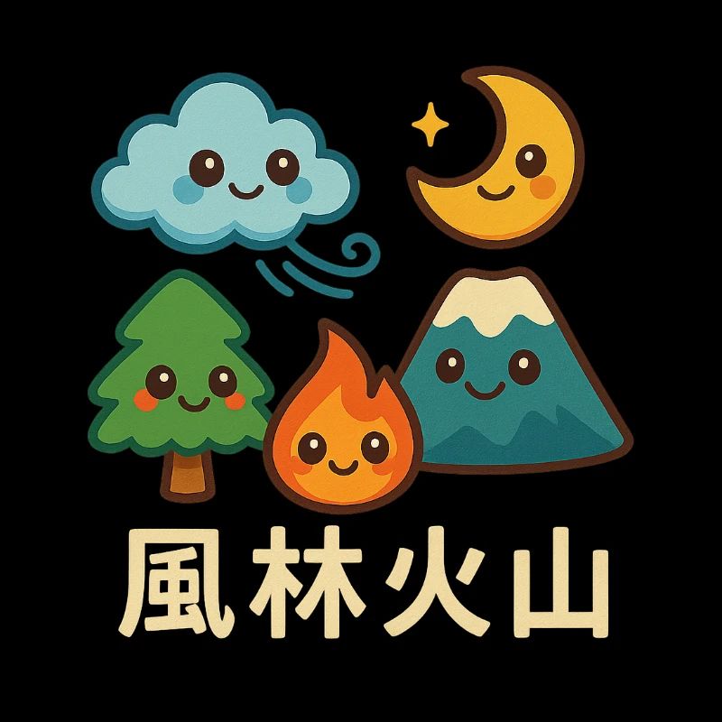 Wind, Forest, Fire, Mountain, Kawaii, Landscape