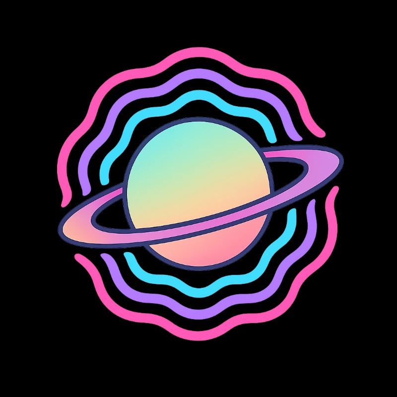 Cosmic Planet Sphère Galactique Stylisée