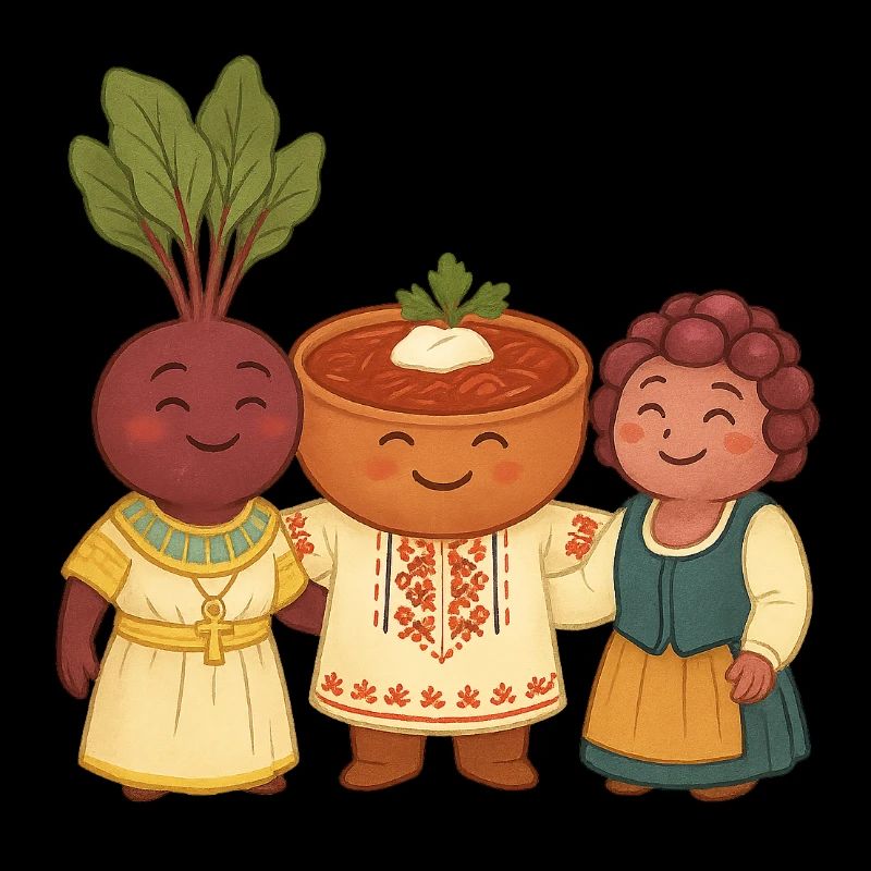 Rote Bete, Borsch und Salat