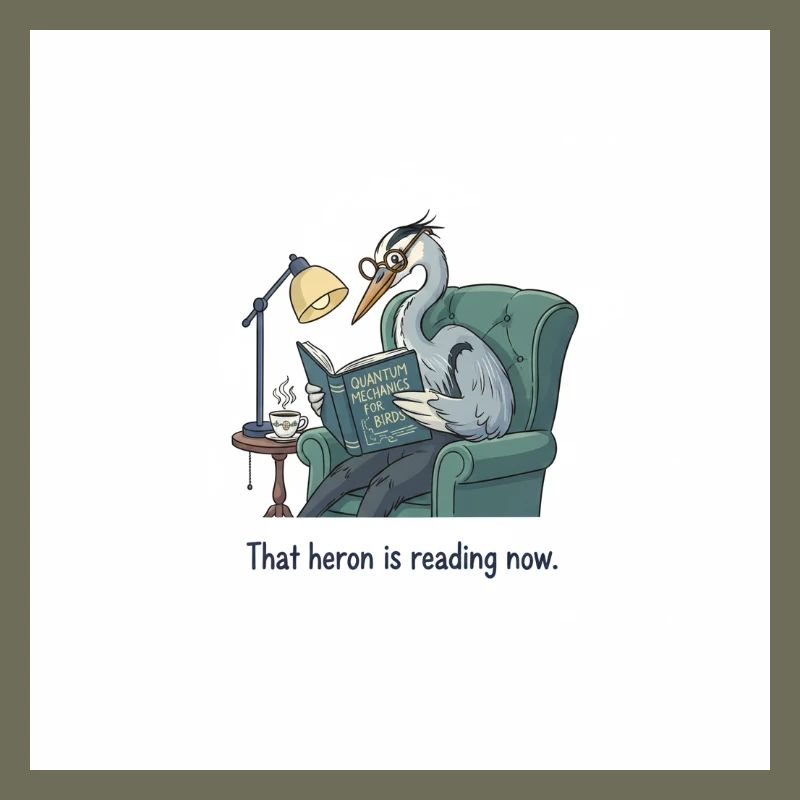 Quantenvogel-Lesen im Sessel