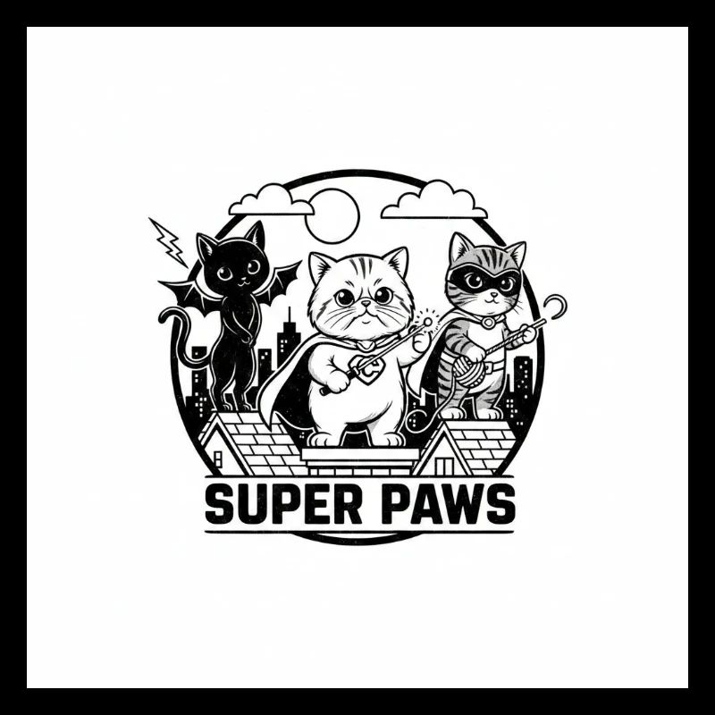 Super Paws Band Cats