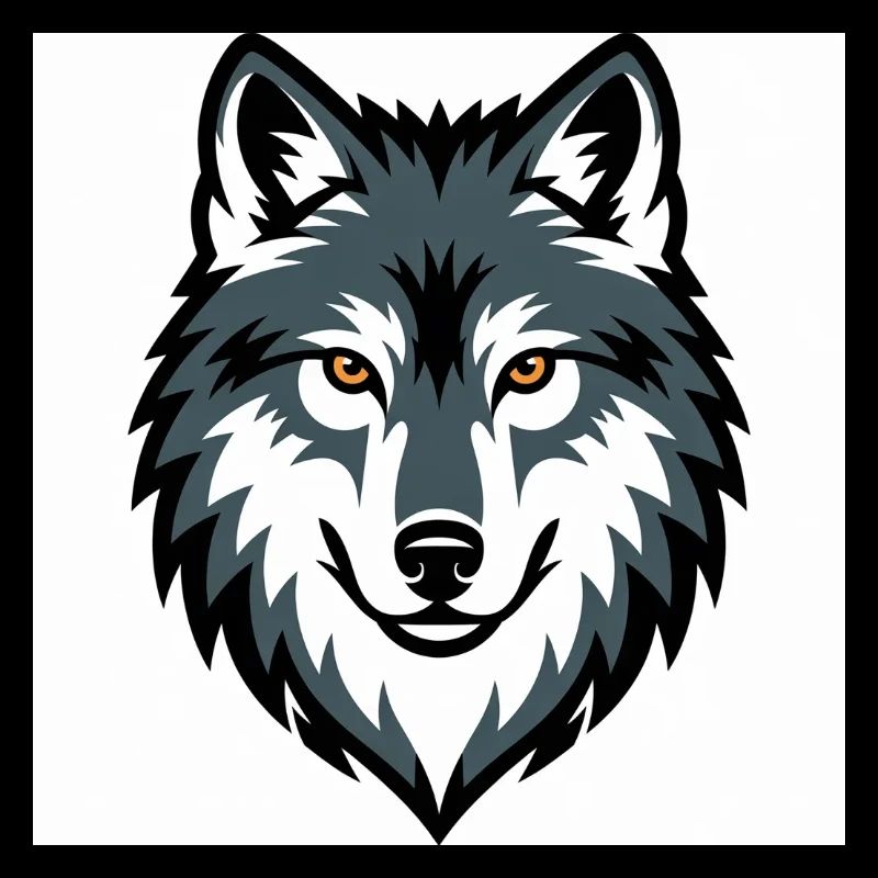 Wolf Graphic Emblem