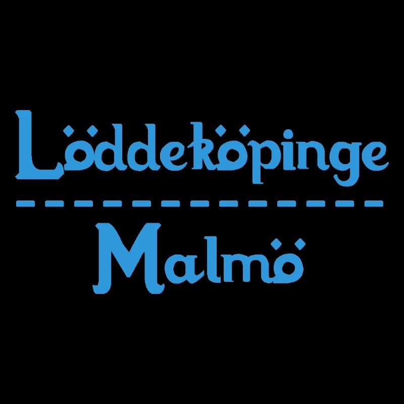 Löddeköpinge – Malmö Himmelblaues Design