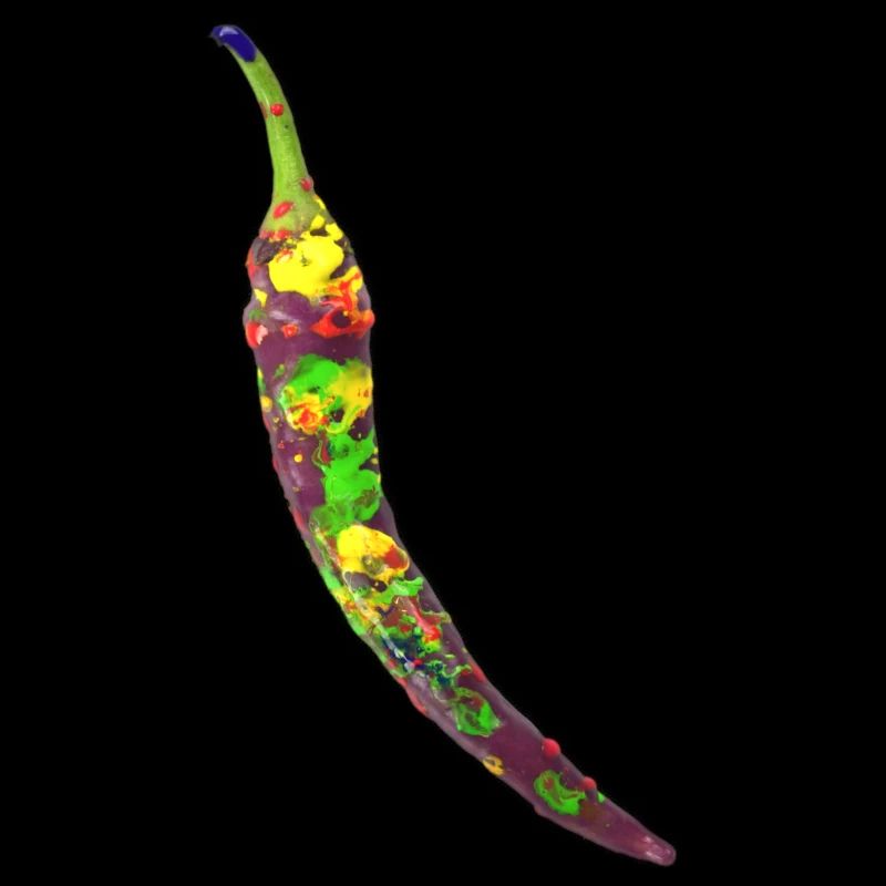 Chili Farbexplosion Illustration