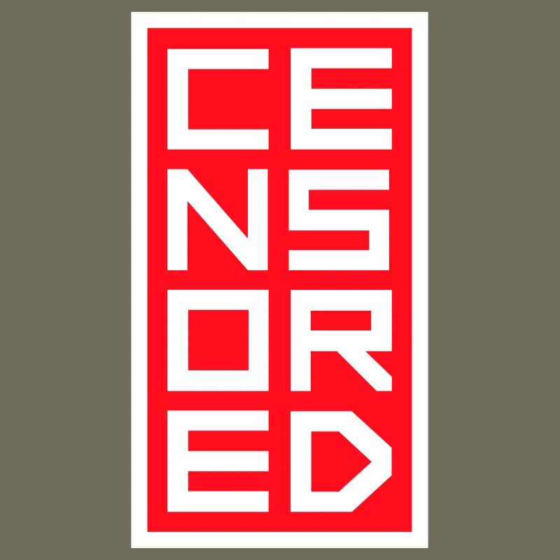Déclaration drôle censurée Logo de la liberté