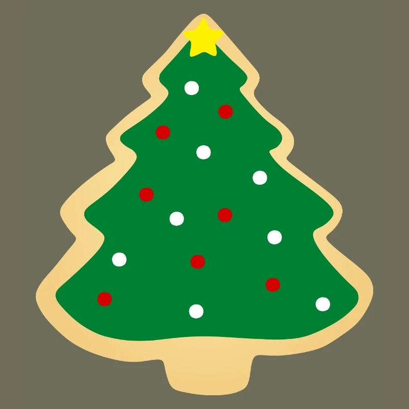 Weihnachtsbaum-Plätzchen